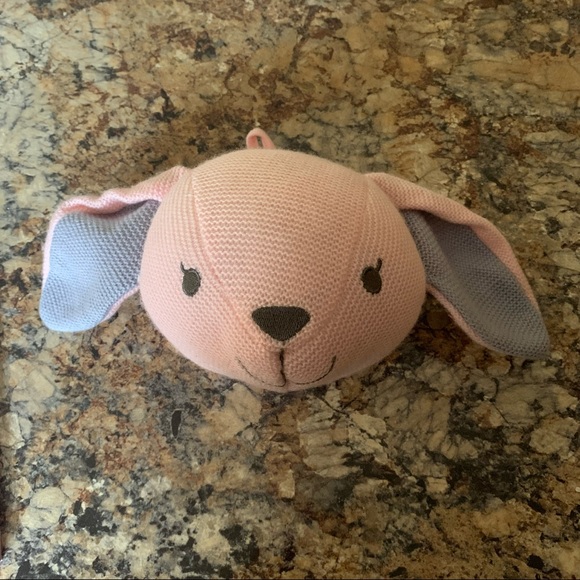 Pink Bunny nursery decor door and wall hanging head - Picture 2 of 5